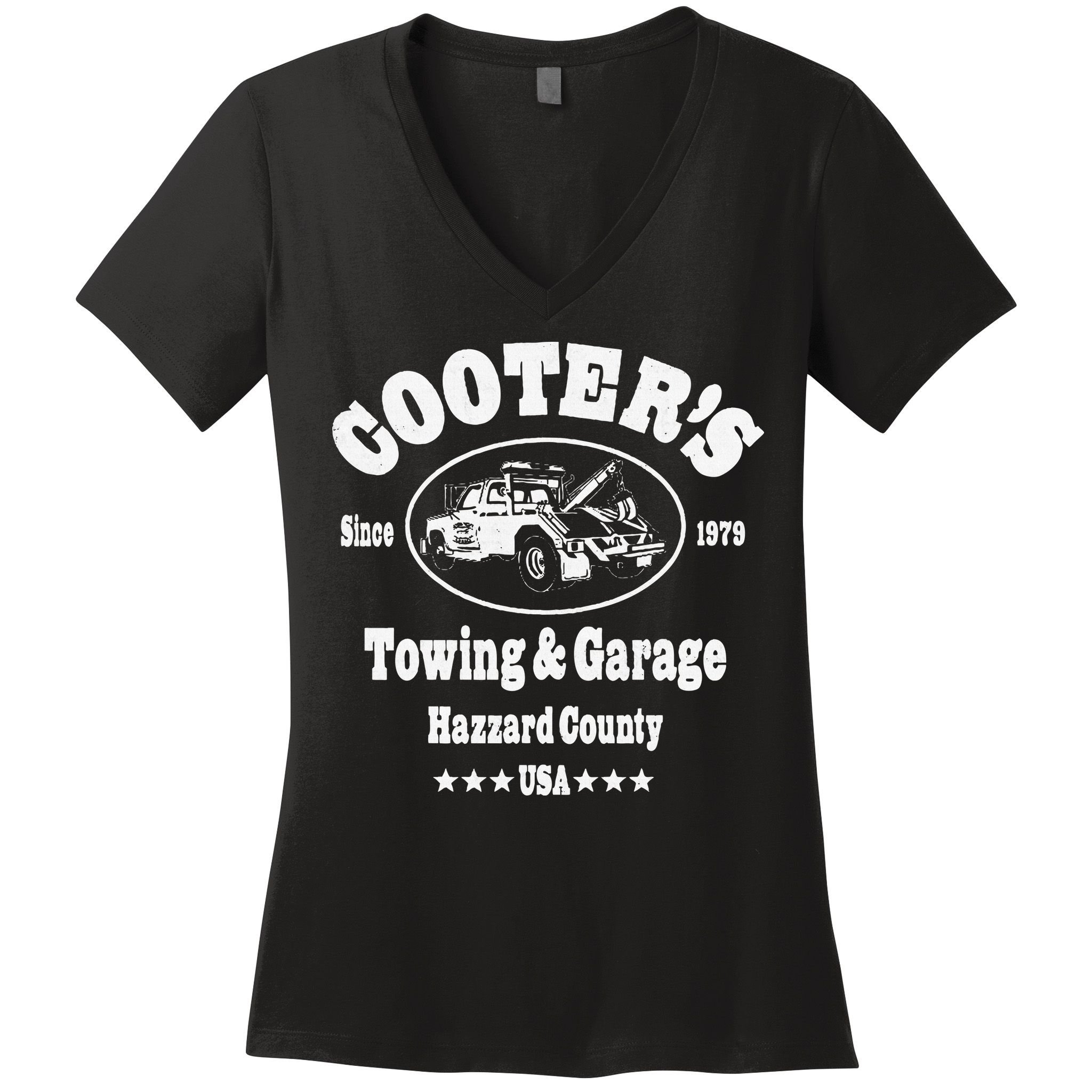 CooterS Towing & Repair Garage Women's V-Neck T-Shirt