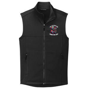 CanT Talk Right Now Doing Dad Shits Collective Smooth Fleece Vest