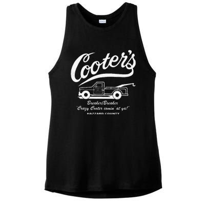 CooterS Towing & Repairs Garage Ladies PosiCharge Tri-Blend Wicking Tank