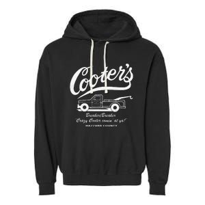 CooterS Towing & Repairs Garage Garment-Dyed Fleece Hoodie