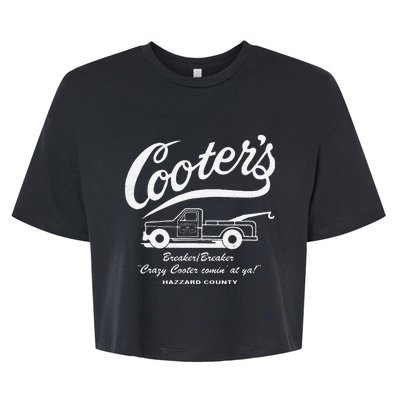 CooterS Towing & Repairs Garage Bella+Canvas Jersey Crop Tee