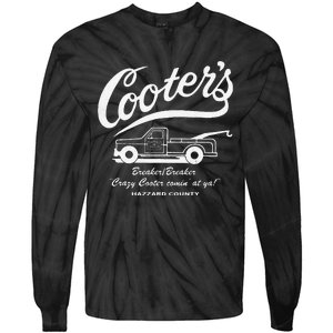 CooterS Towing & Repairs Garage Tie-Dye Long Sleeve Shirt