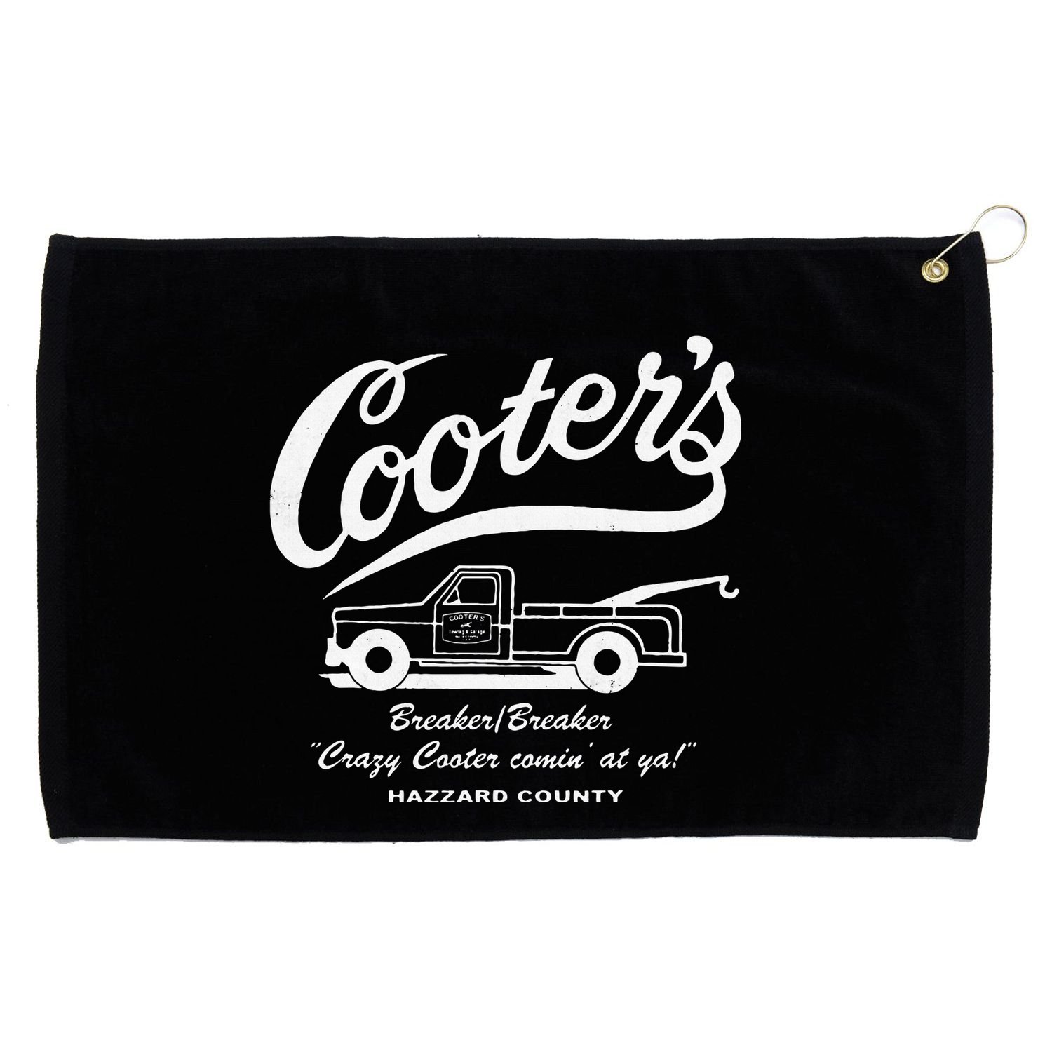 CooterS Towing & Repairs Garage Grommeted Golf Towel