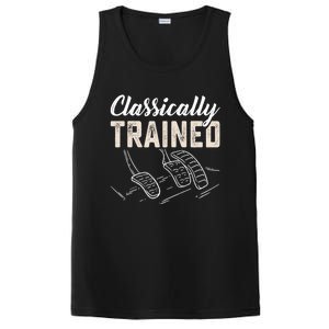 Classically Trained Retro Racing Three Pedals Ual Car Guy Cute Gift PosiCharge Competitor Tank