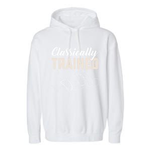 Classically Trained Retro Racing Three Pedals Ual Car Guy Cute Gift Garment-Dyed Fleece Hoodie