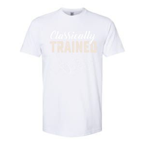 Classically Trained Retro Racing Three Pedals Ual Car Guy Cute Gift Softstyle CVC T-Shirt