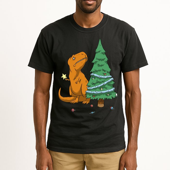 Cute T Rex Christmas Tree Tall T-Shirt