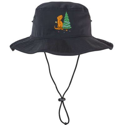 Cute T Rex Christmas Tree Bucket Hat