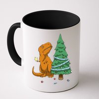 Cute T Rex Christmas Tree Mug
