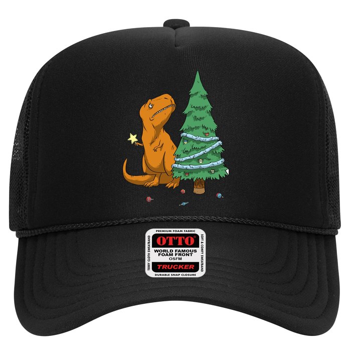 Cute T Rex Christmas Tree Hat