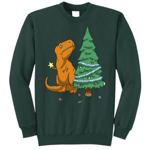 Cute T Rex Christmas Tree Sweatshirt