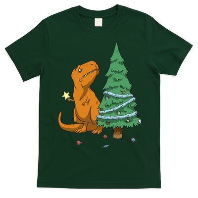 Cute T Rex Christmas Tree T-Shirt