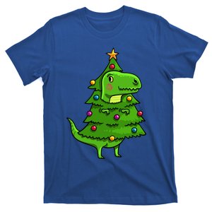 Cute Tree Rex Gift Funny Dinosaur Christmas Gift T-Shirt