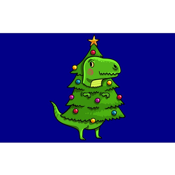 Cute Tree Rex Gift Funny Dinosaur Christmas Gift Bumper Sticker