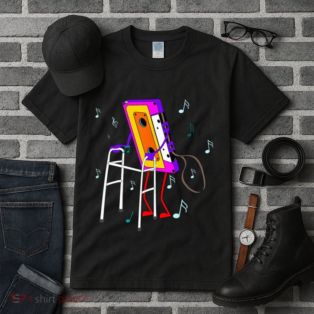 Cassette Tape Retro Vintage 70s 80s 90s Music Tall T-Shirt