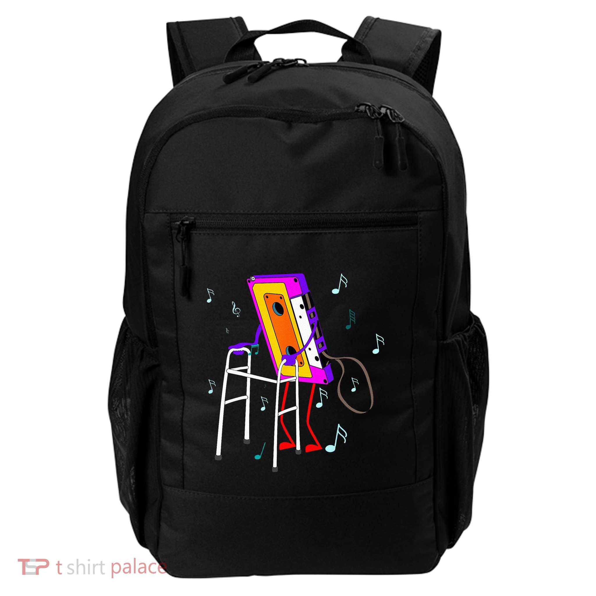 Cassette Tape Retro Vintage 70s 80s 90s Music Backpack