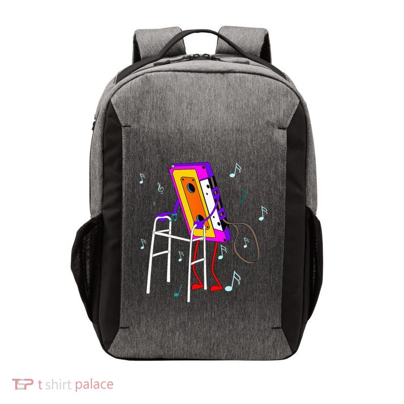 Cassette Tape Retro Vintage 70s 80s 90s Music Vector Backpack