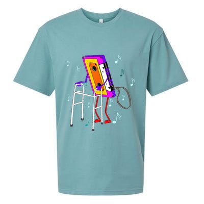 Cassette Tape Retro Vintage 70s 80s 90s Music Sueded Cloud Jersey T-Shirt