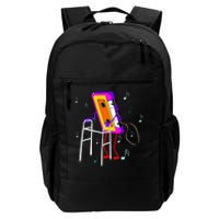 Cassette Tape Retro Vintage 70S 80S 90S Music Daily Commute Backpack