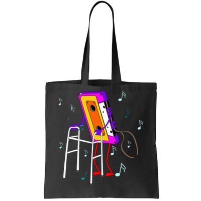 Cassette Tape Retro Vintage 70S 80S 90S Music Tote Bag