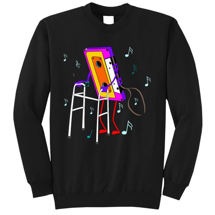 Cassette Tape Retro Vintage 70S 80S 90S Music Tall Sweatshirt