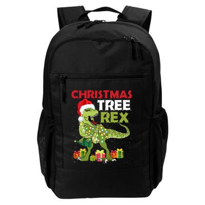 Christmas Tree Rex Trex Dinosaur Cool Gift Backpack