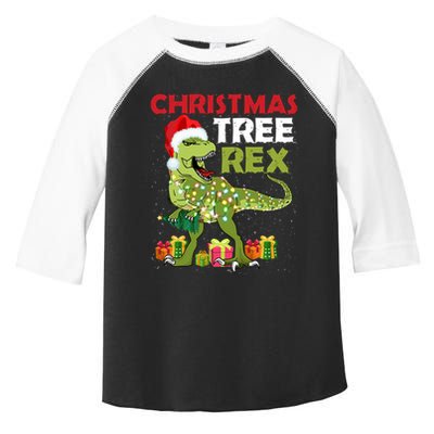 Christmas Tree Rex Trex Dinosaur Cool Gift Toddler Fine Jersey T-Shirt