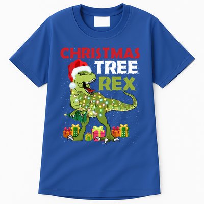 Christmas Tree Rex Trex Dinosaur Cool Gift Tall T-Shirt