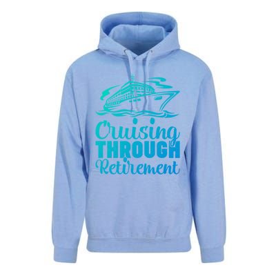 Cruising Through Retiret Cruise Cute Gift Unisex Surf Hoodie