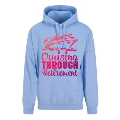 Cruising Through Retiret Cruise Cute Gift Unisex Surf Hoodie