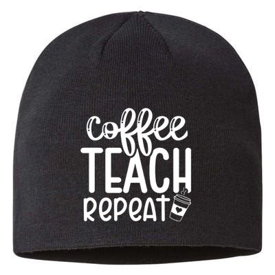 Coffee Teach Repeat Sustainable Beanie