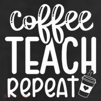 Coffee Teach Repeat 25L Jumbo Tote