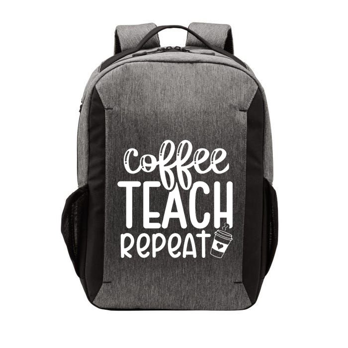 Coffee Teach Repeat Vector Backpack
