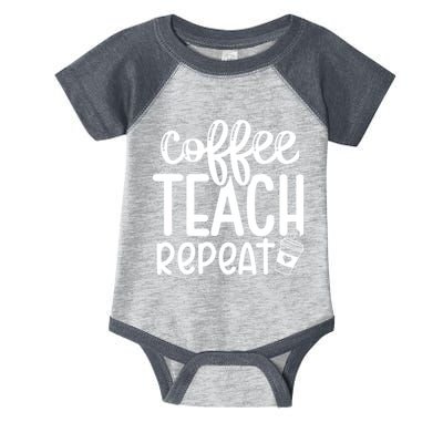 Coffee Teach Repeat Infant Baby Jersey Bodysuit