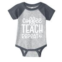 Coffee Teach Repeat Infant Baby Jersey Bodysuit