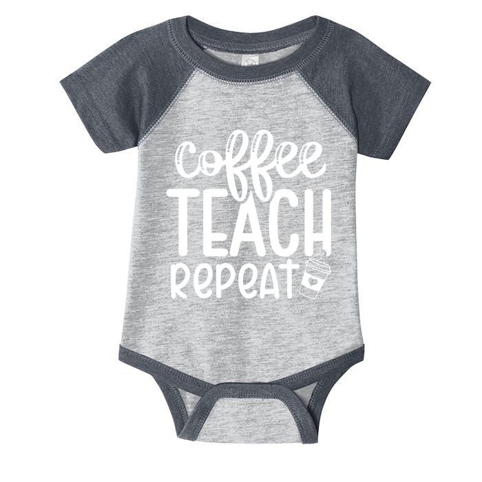 Coffee Teach Repeat Infant Baby Jersey Bodysuit