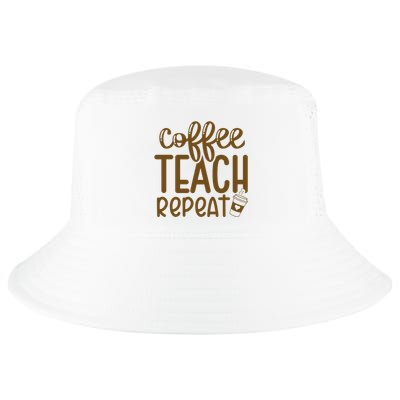 Coffee Teach Repeat Cool Comfort Performance Bucket Hat