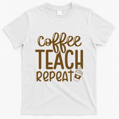Coffee Teach Repeat T-Shirt