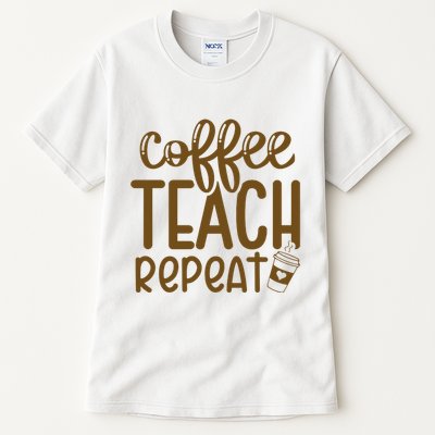 Coffee Teach Repeat Tall T-Shirt
