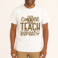 Coffee Teach Repeat Tall T-Shirt