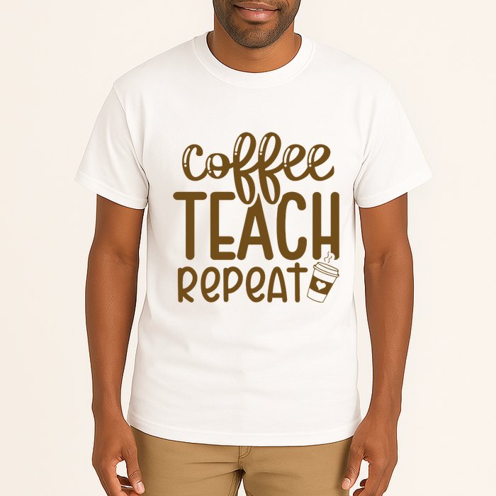 Coffee Teach Repeat Tall T-Shirt
