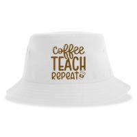 Coffee Teach Repeat Sustainable Bucket Hat