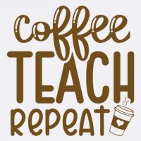 Coffee Teach Repeat Mousepad
