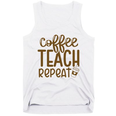Coffee Teach Repeat Tank Top