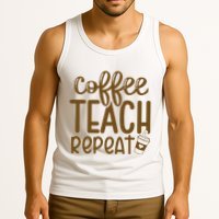 Coffee Teach Repeat Tank Top