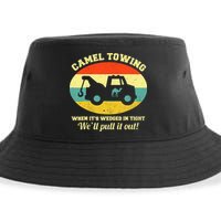 Camel Towing Retro Adult Humor Saying Sustainable Bucket Hat