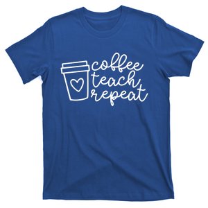 Coffee Teach Repeagift Kindergarten Teacher Gift T-Shirt