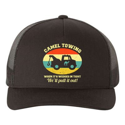 Camel Towing Retro Adult Humor Saying Funny Halloween Yupoong Adult 5-Panel Trucker Hat