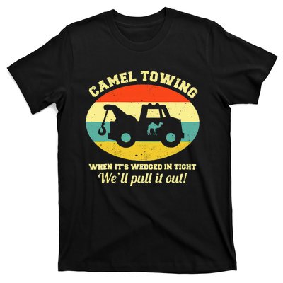 Camel Towing Retro Adult Humor Saying Funny Halloween T-Shirt