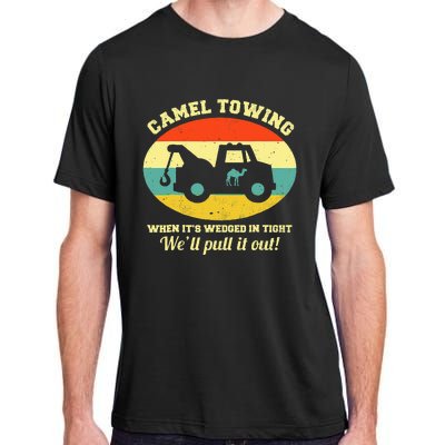 Camel Towing Retro Adult Humor Saying Funny Halloween Adult ChromaSoft Performance T-Shirt